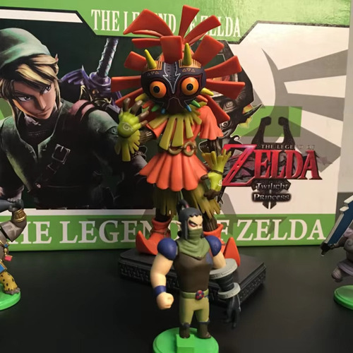 Figuras De Anime Máscara Link Caveira De Zelda Majoras
