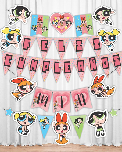 Chicas Superpoderosas Imprimible Decoración Cumpleaños
