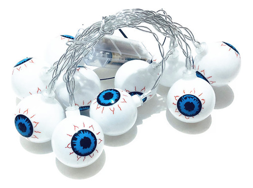 Luces Led Decoraciones De Halloween Globo Ocular 600 Cm