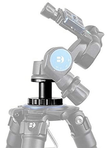 Imagem 2 de 8 de Benro Gdhad1 Adaptador De Cabeça De Tripé Gd3wh Geared 3 Way