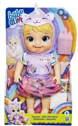 Baby Alive Minicornio Muñeca Rubia Nueva Con Envío 