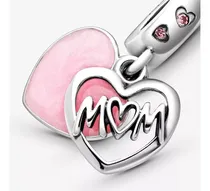 Comprar Charm Colgante Pandora Corazón Mom Rosa Original Con Joyero