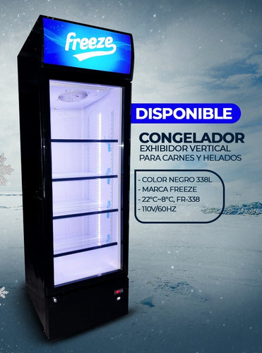 Congelador Exhibidor Vertical