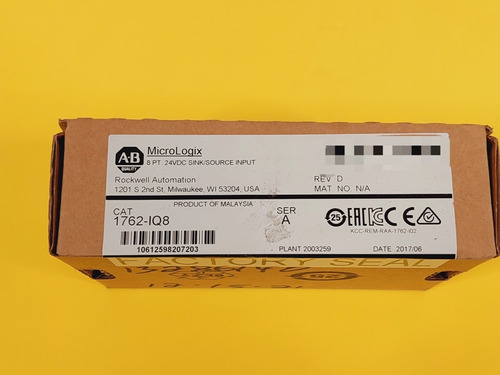 Allen-bradley 1762-iq8 Micrologix 8 Módulo De Entradas