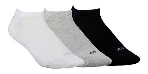 Medias Sox Pack X 3 Hombre Mujer Running Sin Caña Sgc Deport