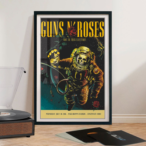 Cuadro 60x40 Rock - Guns And Roses - Madrid Tour -  Poster