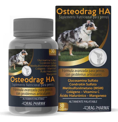 Osteodrag Ha 30 Comprimidos Para Perros