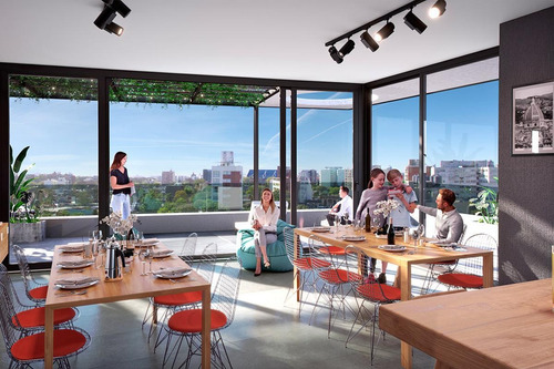 Imagen 12 de 16 de Torre Firenze | Venta Apartamento 1 Dormitorio A Estrenar En La Blanqueada | Vivienda Promovida | En Obra - Estrena 2023 | Oportunidad De Inversión En Pozo!