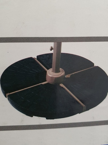 4 Rodajas Base Importada Contrapeso Triangulo Sombrilla Fact