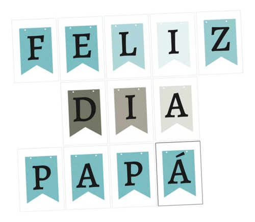 Banderin Imprimible Feliz Dia Papa Dia Del Padre 