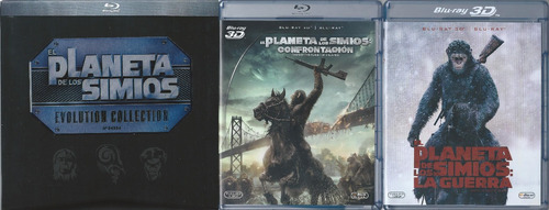 El Planeta D Los Simios 9 Movies Bluray + Bluray 3d Últimas2