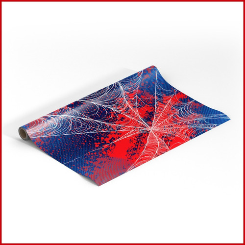 5 Metros Vinil Wrap Forrado Automotriz Spiderman Body Kit