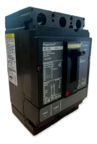 Squared Hdl36100 3 Polos 100 Amp. 600 Vol.