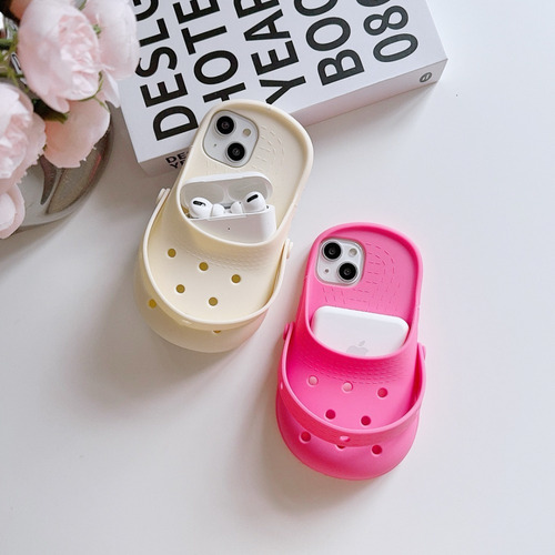 3d Cute Soft Silicone Phone Case Cordão À Prova De Choque