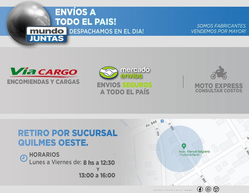 Junta Tapa Cilindro Peugeot 205-206 Tu1-tu2-tu3 1.4 8v + Bul