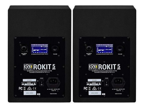 Imagen 6 de 10 de Monitores Estudio Profesional Krk Rokit Rp5 G4 Par Activos