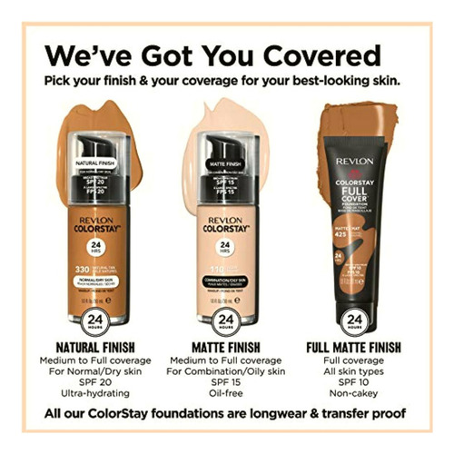 Revlon Colorstay Maquillaje Con Softflex Oily Skin Buff, 150
