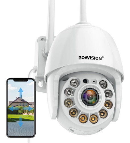 Boavision Camara De Seguridad 4k/8mp Al Aire Libre, Camara I