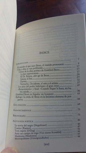 Antología Poetica Bilingüe: Sin Datos, De Gottfried Benn. Serie Sin Datos, Vol. 0. Editorial Cátedra, Tapa Blanda, Edición Sin Datos En Español, 2003