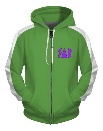 Chaqueta Con Cremallera Para Cosplay, Sudadera Con Capucha,