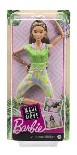 Barbie Mtm Movimientos Divertidos Morena Ftg80 Cuotas sin