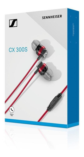 Imagen 4 de 4 de Audífonos Sennheiser In-ear Rojo Cx300s - S013