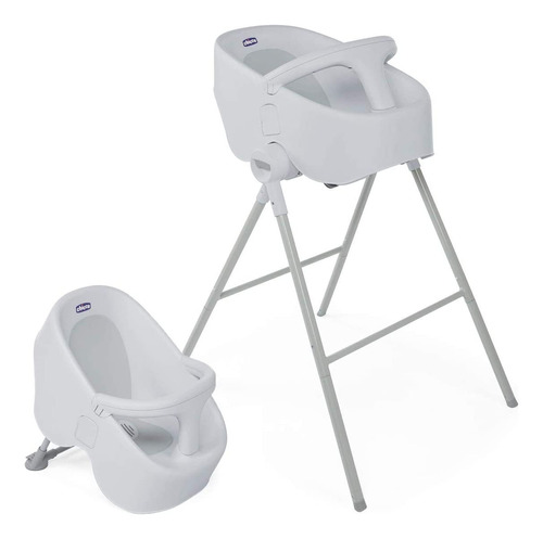 Bañera para bebés Bubble Nest Cool Grey (0 m+ H 12 m), color Chicco White