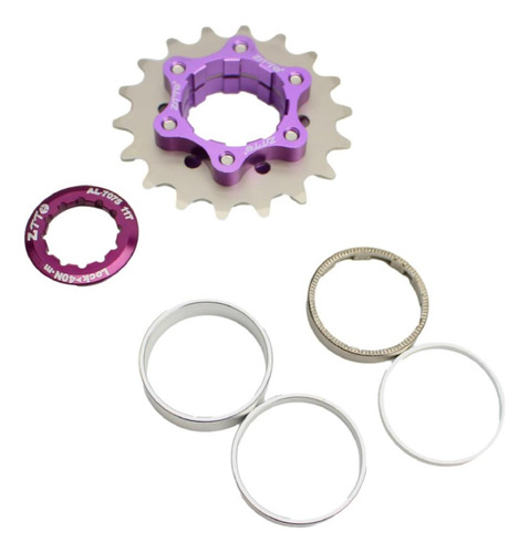 Cassete Bike Ztto De Pinhão Único Com 18 Dentes Padrão Hg