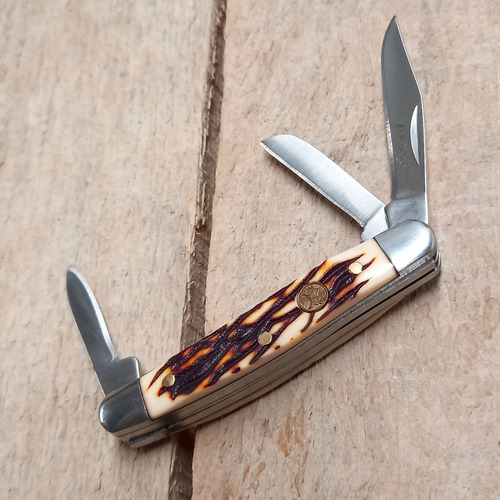 Navaja Elk Ridge Gentleman's Knife Campsimo Senderismo 440 Color Er-323si