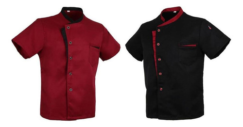 Chaqueta De Chef, Abrigo, Camisa De Manga Corta, Uniforme De