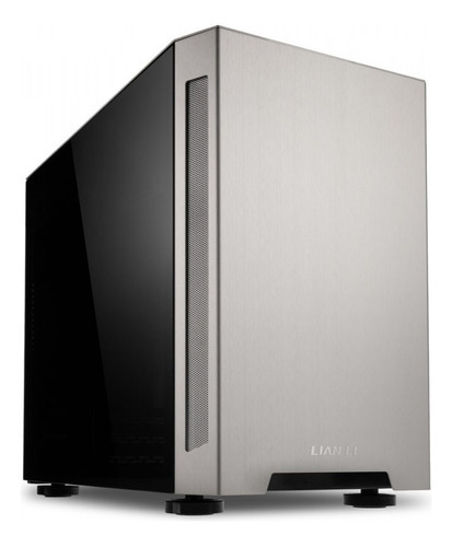 Gabinete Gamer Lian Li Mini Tower Tu150wa Silver Sem Fans