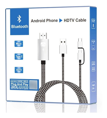 Cable Hdmi Universal Para Celular - Hdtv Cable - Drongscreen