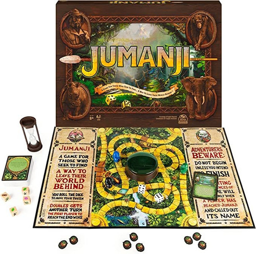 Jumanji The Game, El Clásico Juego De Mesa Familiar De Aven