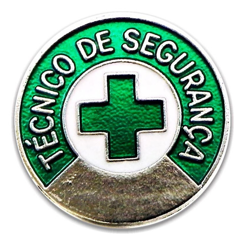 Boton Broche Pin Técnico De Segurança De 20 Mm - 20 Und