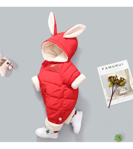 Mameluco Con Gorro Mono Con Capucha De Forro Polar