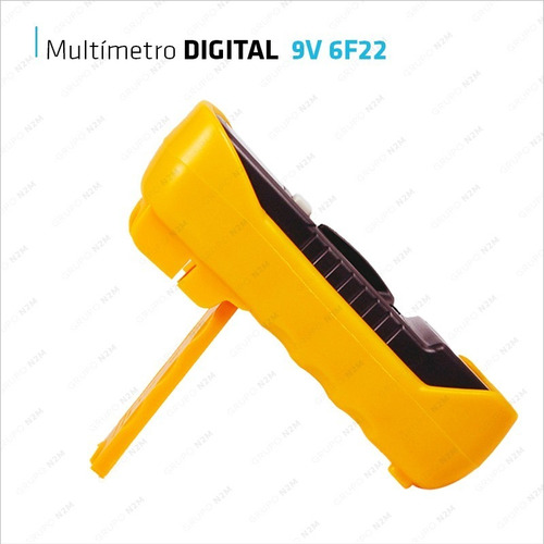 Imagen 4 de 10 de Multimetro Digital 9v 6f22 Tester Con Buzzer