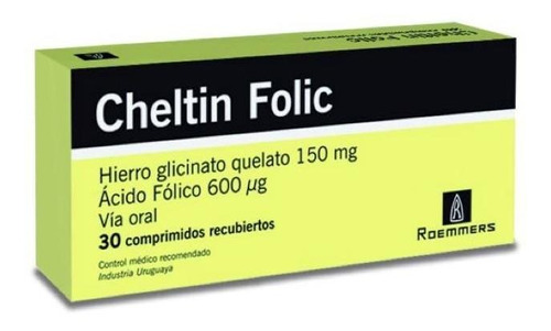 Cheltin Folic 30 Comprimidos