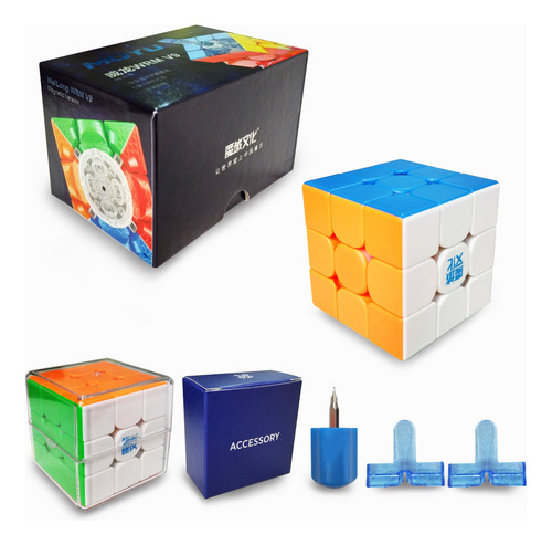 Moyu Weilong Wrm V9 Maglev Cubo Rubik 3x3 Magnetico