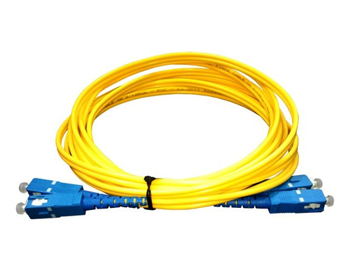 Cable Patch Cord De Fibra Optica Monomodo Sc/sc 9/125um 3mts
