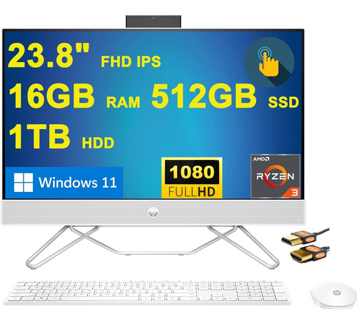 Computadora Escritorio Todo Uno 23.8  Fhd Ips Pantalla 72%