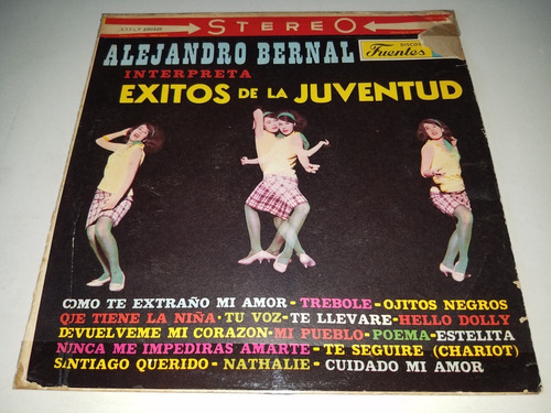 Lp Vinilo Disco Vinyl Alejandro Bernal Exitos De La Juventud