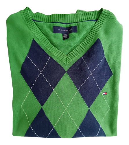 Sweater Hombre Con Rombos Tommy Hilfiger 