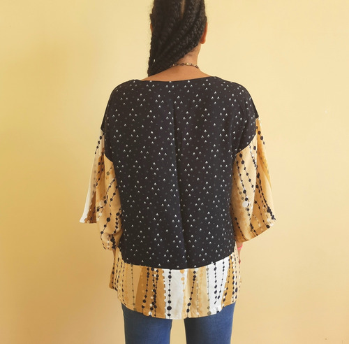 Imagem 5 de 5 de Blusa Bata Tecido Ione
