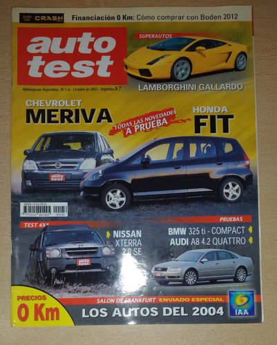 Revista Autotest N°156 Octubre De 2003
