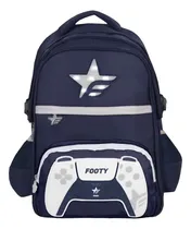 Comprar Mochila Footy Joysticks F5383 Escolar 30l Niños Colorido Color Azul Oscuro Diseño De La Tela Liso
