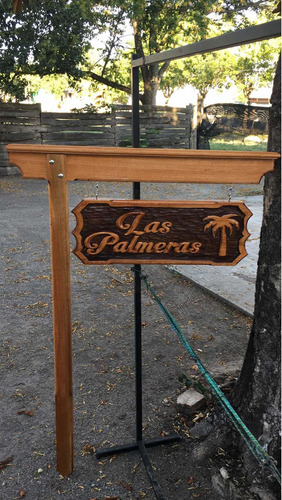 Carpintería Rústica, Carteles Tallados En Maderas