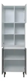 Despensero Multiuso 60 Cm Cocina Tolva Livorno Gris Polar