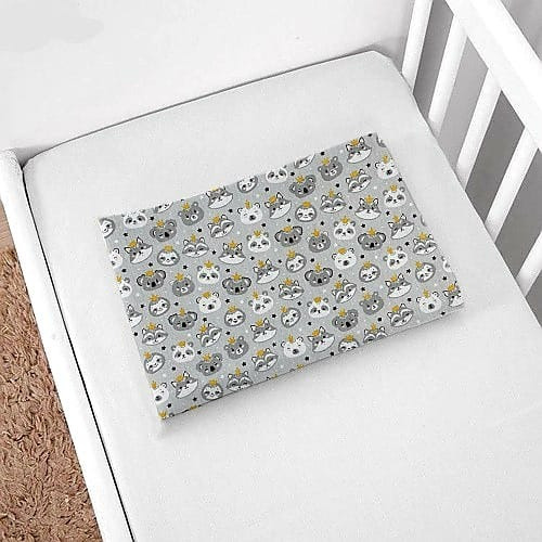 Fronha Simples Berço Travesseiro Bebê 30x40 Infantil 200fios Cor Animais Liso