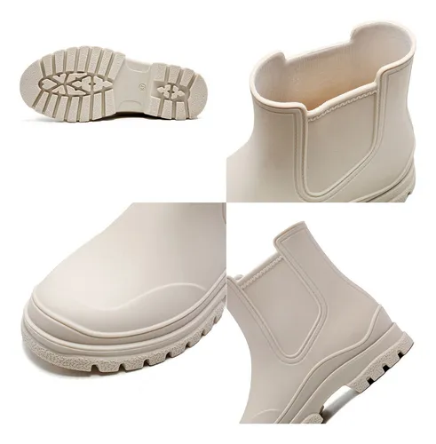 Botas De Mujer Casual Impermeables Lluvia Antideslizante