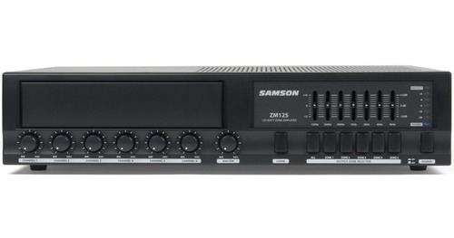 Mixer Amplificador Multizona Samson Zm125 - 125w - 70-100v